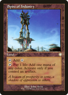 Spire of Industry⁣ - Commander: The Brothers' War⁣ (Rare)⁣ [203]