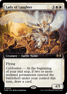 Lady of Laughter (Extended Art) (WOE-370) - Wilds of Eldraine: (Extended Art)