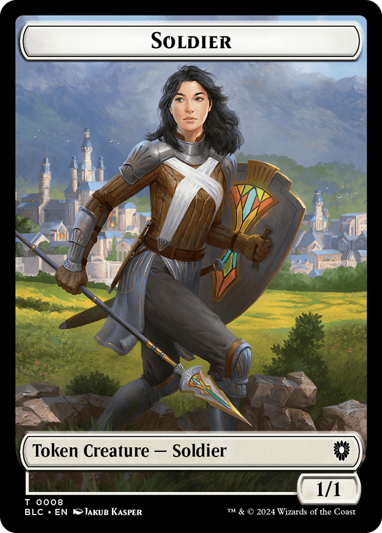 Soldier (TBLC-008) - Bloomburrow Commander Tokens Foil