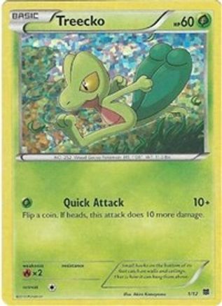 Treecko 001/12  - Holofoil McDonalds Promos 2015 - Promo