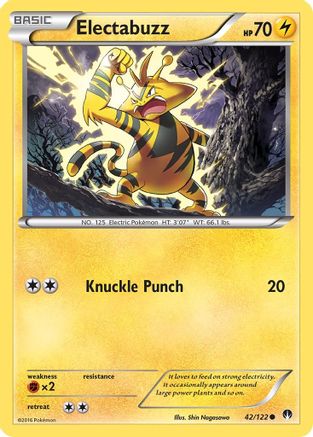 Electabuzz 042/122  XY  BREAKpoint - Common