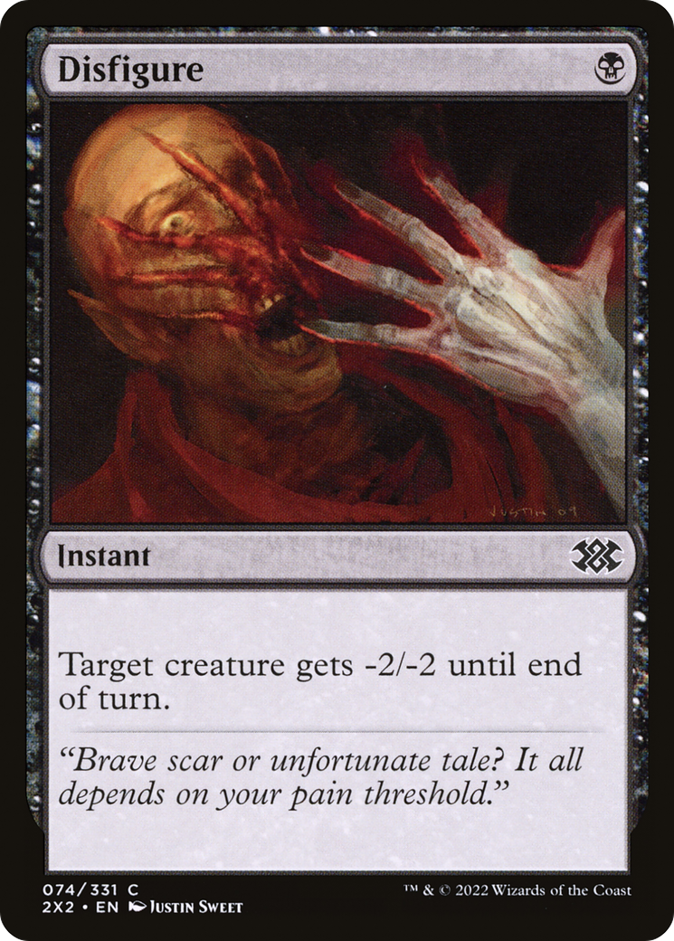 Disfigure⁣ - Double Masters 2022⁣ (Common)⁣ [74]