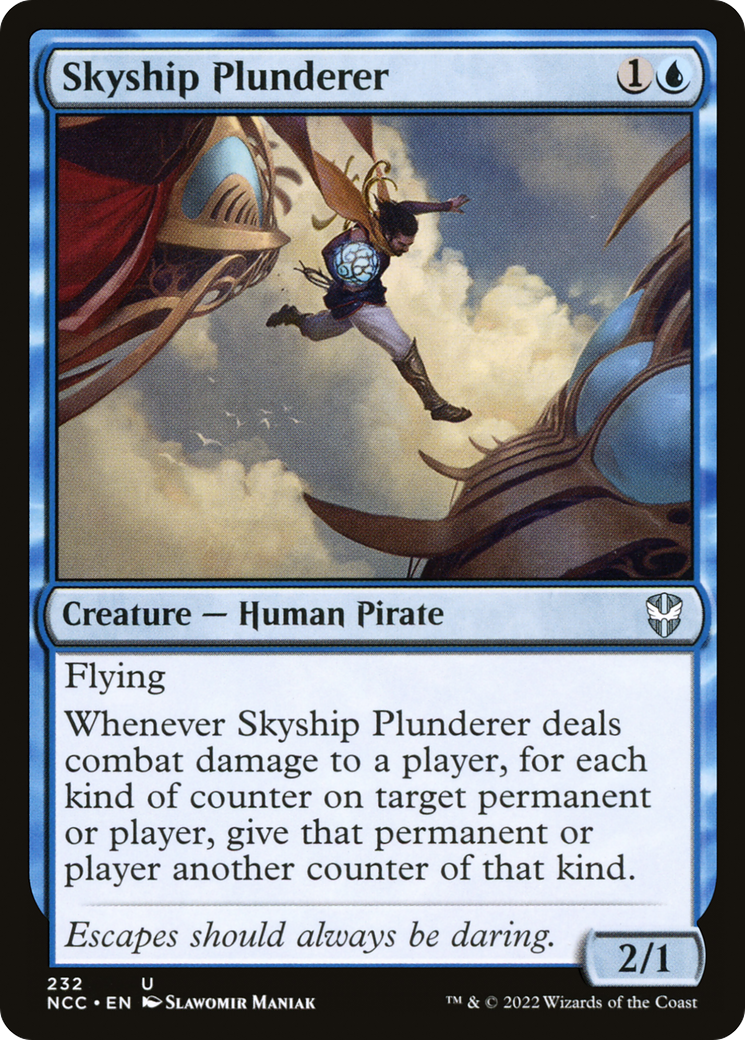 Skyship Plunderer⁣ - Commander: Streets of New Capenna⁣ (Uncommon)⁣ [232]