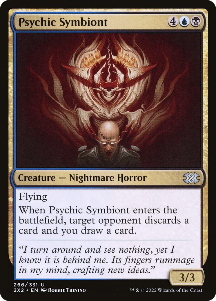 Psychic Symbiont⁣ - Double Masters 2022⁣ (Uncommon)⁣ [266]