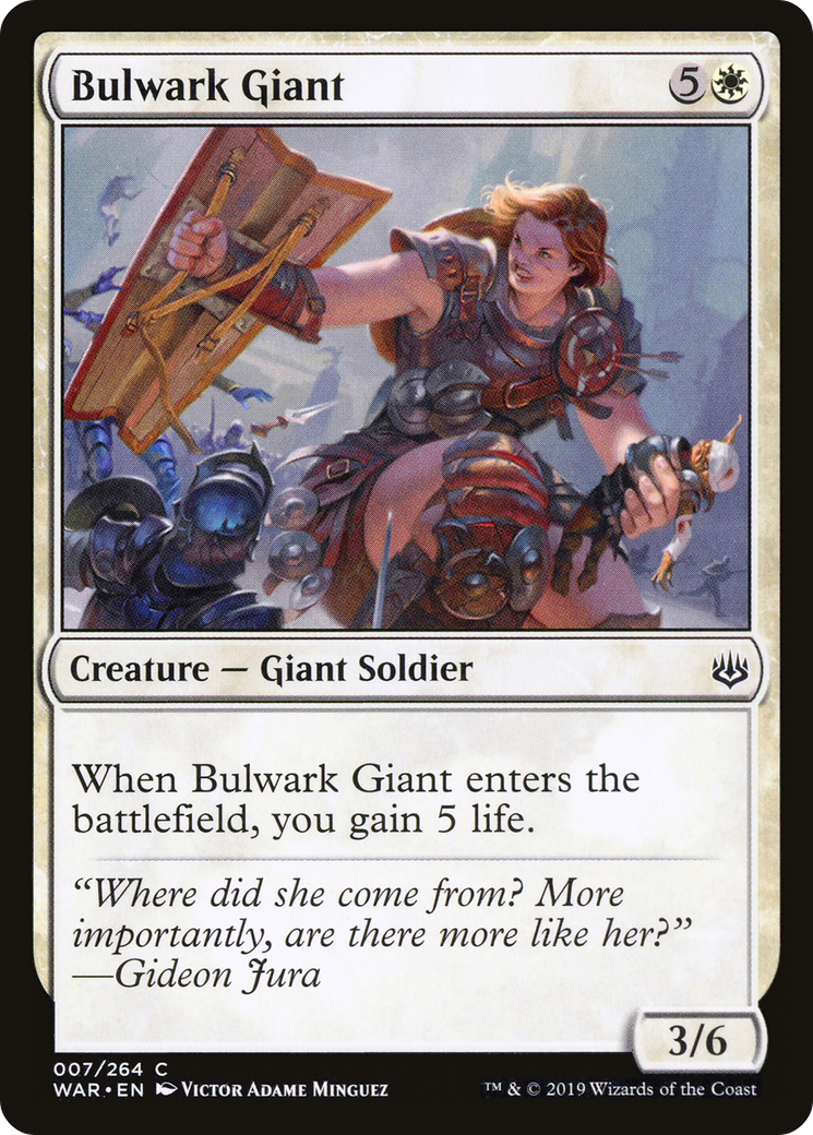 Bulwark Giant⁣ - War of the Spark⁣ (Common)⁣ [7]