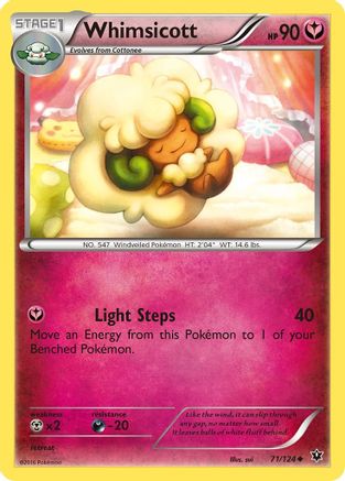 Whimsicott 071/124  XY  Fates Collide - Uncommon