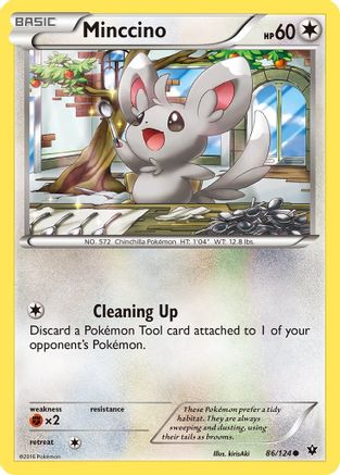 Minccino (86) 086/124  XY  Fates Collide - Common