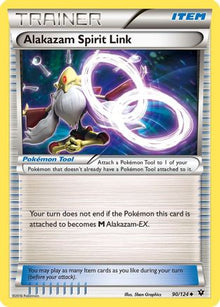 Alakazam Spirit Link 090/124  - Reverse Holofoil XY  Fates Collide - Uncommon