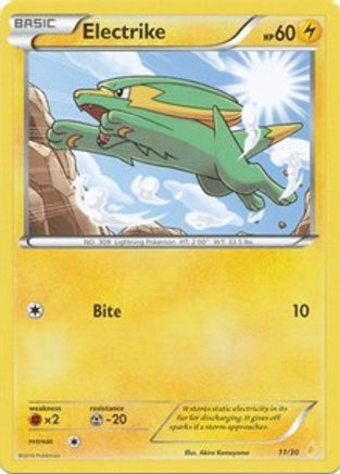 Electrike (11) 011  XY Trainer Kit Pikachu Libre & Suicune - Common
