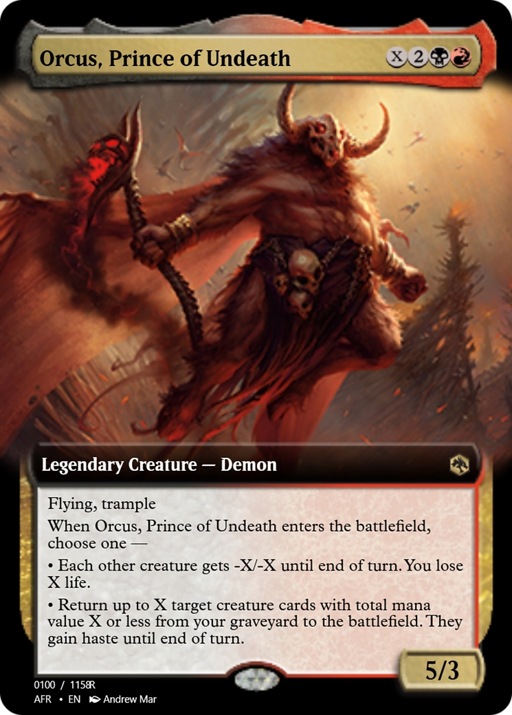 Orcus, Prince of Undeath (PRM-92816) - Magic Online Promos Foil
