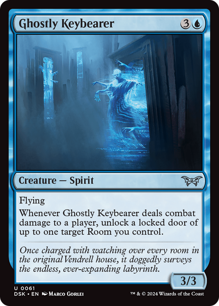Ghostly Keybearer⁣ - Duskmourn: House of Horror⁣ (Uncommon)⁣ [61]