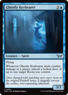 Ghostly Keybearer⁣ - Duskmourn: House of Horror⁣ (Uncommon)⁣ [61]