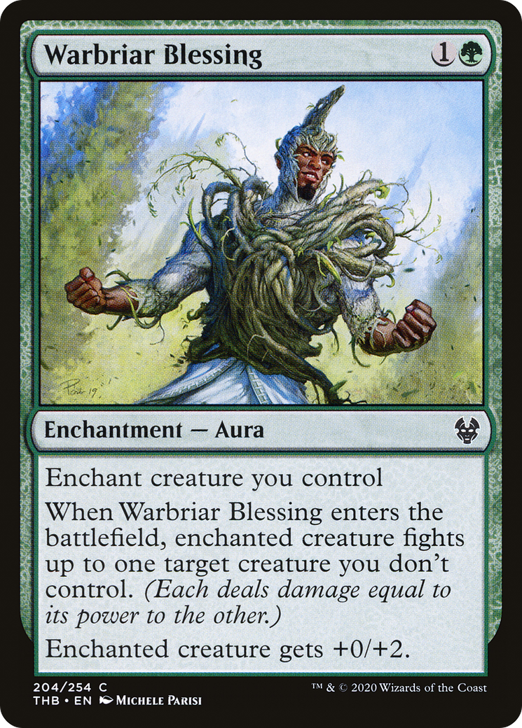 Warbriar Blessing⁣ - Theros Beyond Death⁣ (Common)⁣ [204]