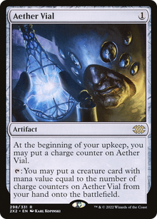 Aether Vial (2X2-298) - Double Masters 2022