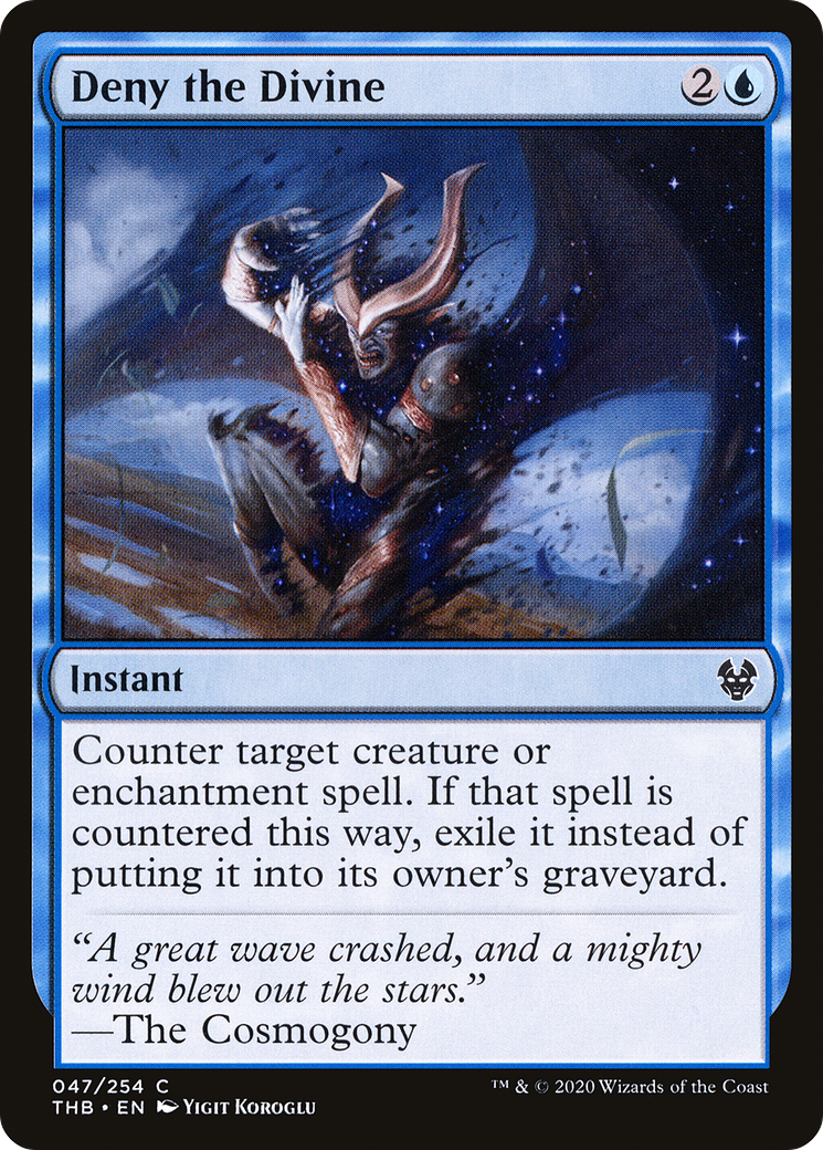 Deny the Divine⁣ - Theros Beyond Death⁣ (Common)⁣ [47]