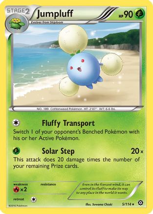 Jumpluff 005/114  XY  Steam Siege - Rare