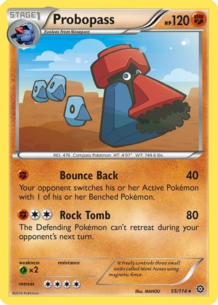 Probopass 055  XY  Steam Siege - Rare