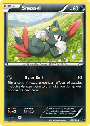 Sneasel 060/114  XY  Steam Siege - Common