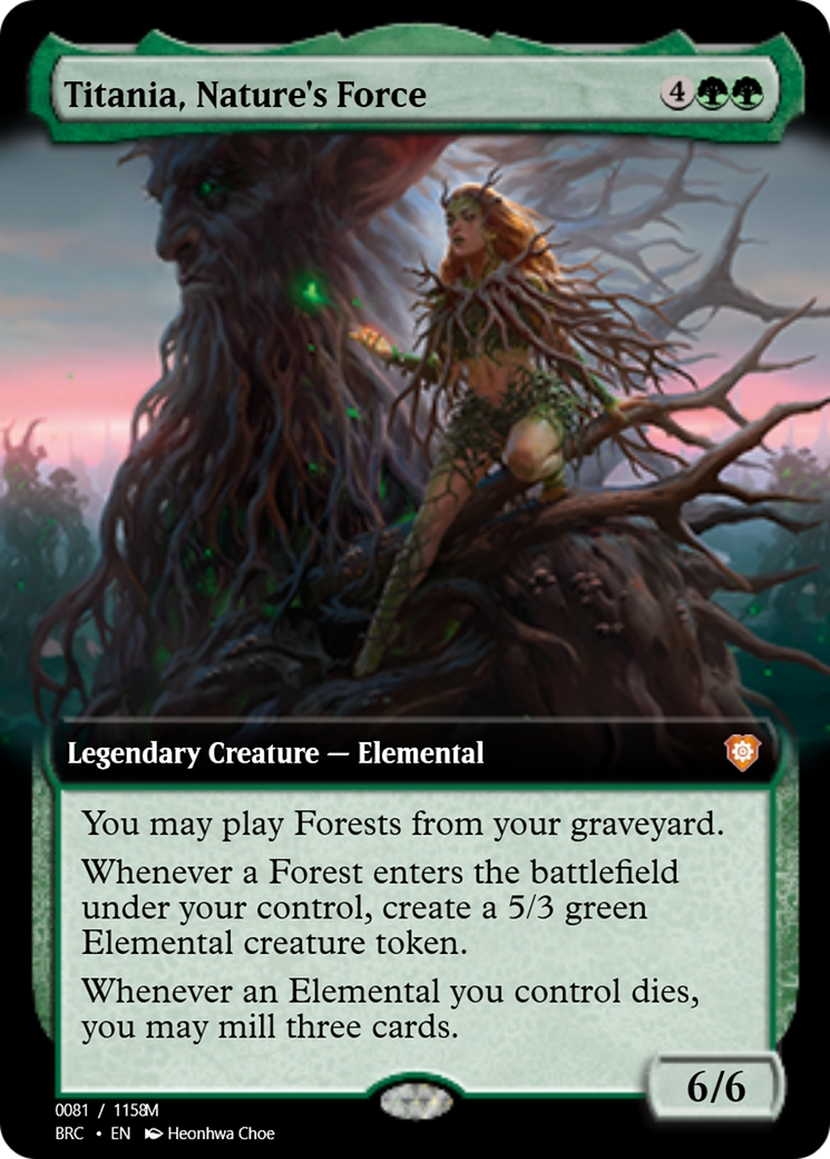 Titania, Nature's Force (PRM-105770) - Magic Online Promos