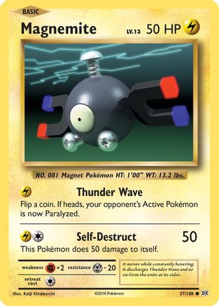 Magnemite 037/108  XY  Evolutions - Common
