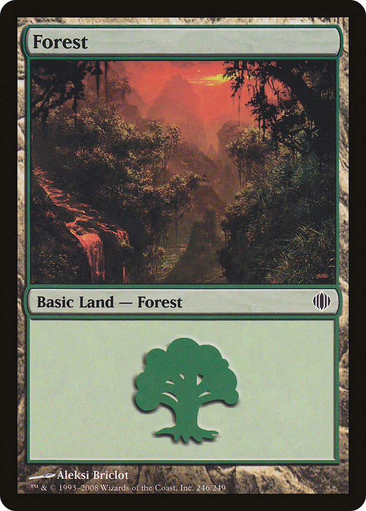 Forest (246) (ALA-246) - Shards of Alara Foil