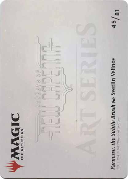 Parnesse, the Subtle Brush // Parnesse, the Subtle Brush (ASNC-045) - New Capenna Art Series (Borderless)