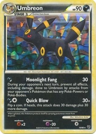 Umbreon 010/090  - Holofoil Deck Exclusives - Holo Rare