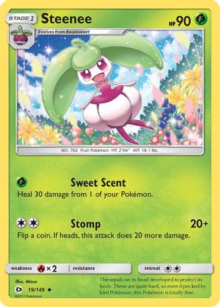 Steenee 019/149  SM Base Set - Uncommon