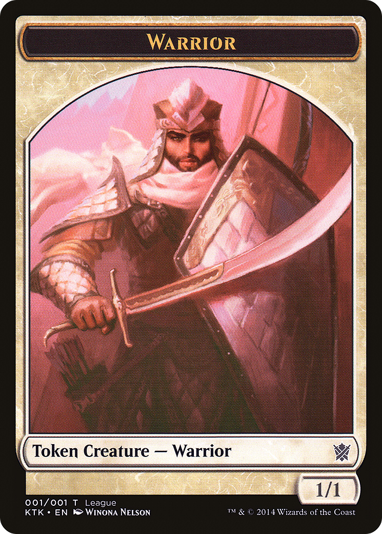 Warrior Token (LEP-004) - League Tokens 2014