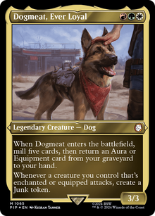 Dogmeat, Ever Loyal (V.1)⁣ - Universes Beyond: Fallout: Extras⁣ (Mythic)⁣ [1065]