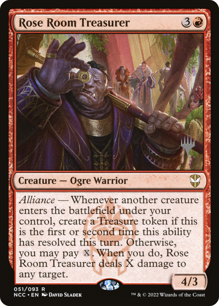 Rose Room Treasurer (PPSNC-51P) - New Capenna Commander Promos Foil