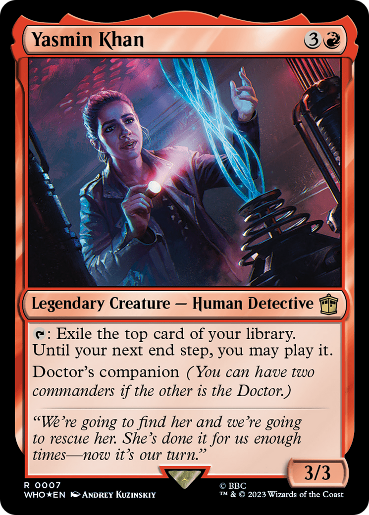 Yasmin Khan⁣ - Universes Beyond: Doctor Who⁣ (Rare)⁣ [7]