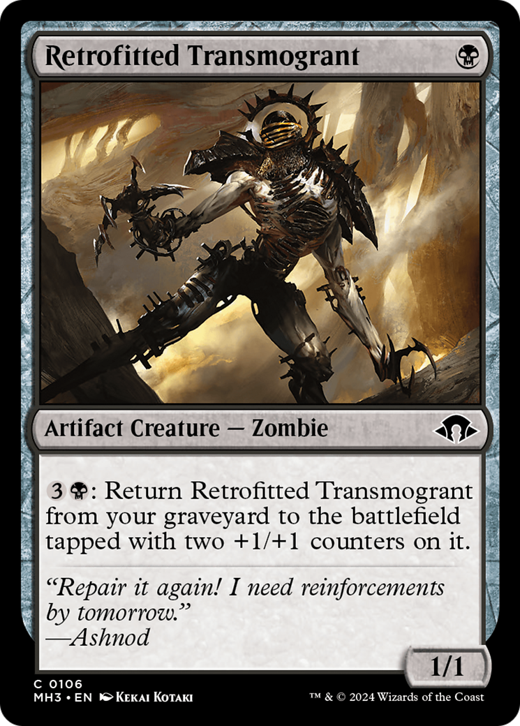 Retrofitted Transmogrant⁣ - Modern Horizons 3⁣ (Common)⁣ [106]