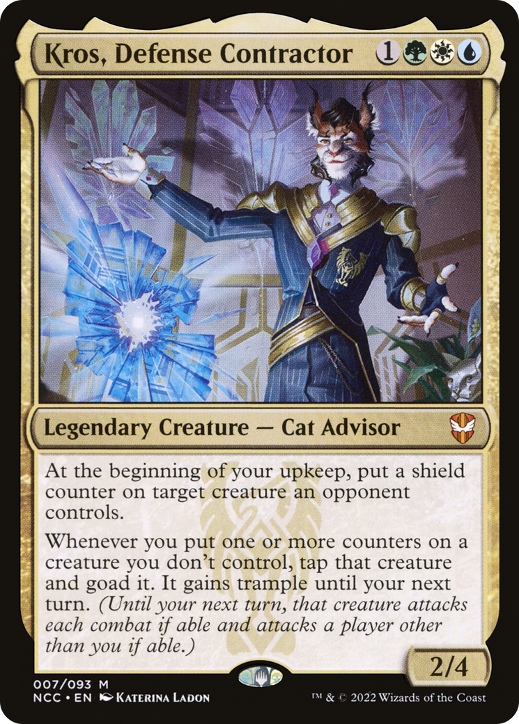 Kros, Defense Contractor⁣ - Commander: Streets of New Capenna⁣ (Mythic)⁣ [7]