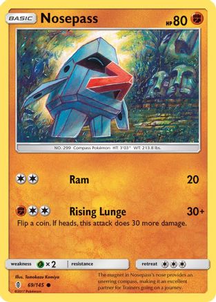 Nosepass 069/145  SM  Guardians Rising - Common