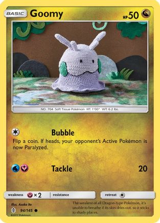 Goomy 094/145  - Reverse Holofoil SM  Guardians Rising - Common