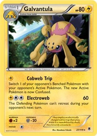 Galvantula 027/119  - Holofoil Deck Exclusives - Holo Rare