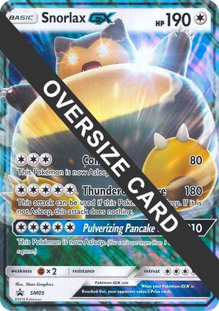 Snorlax GX SM05  Jumbo Cards - Promo