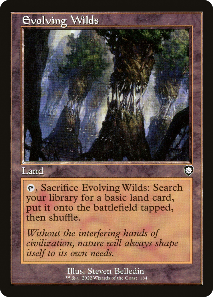 Evolving Wilds⁣ - Commander: The Brothers' War⁣ (Common)⁣ [184]