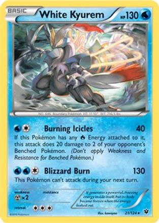 White Kyurem 021/124  Deck Exclusives - Rare