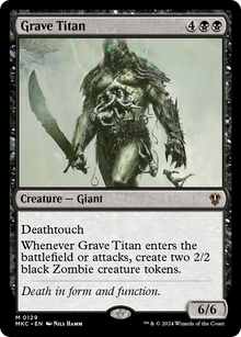 Grave Titan⁣ - Commander: Murders at Karlov Manor⁣ (Mythic)⁣ [129]
