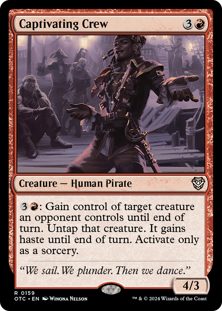 Captivating Crew⁣ - Commander: Outlaws of Thunder Junction⁣ (Rare)⁣ [159]