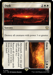 Dusk // Dawn⁣ - Commander: The Lord of the Rings: Tales of Middle-earth⁣ (Rare)⁣ [166]
