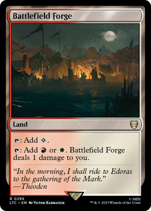 Battlefield Forge⁣ - Commander: The Lord of the Rings: Tales of Middle-earth⁣ (Rare)⁣ [296]