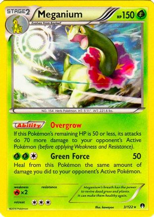 Meganium 003/122  - Holofoil Blister Exclusives - Promo