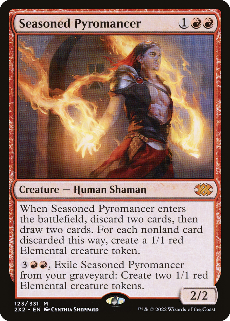 Seasoned Pyromancer⁣ - Double Masters 2022⁣ (Mythic)⁣ [123]