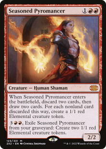 Seasoned Pyromancer⁣ - Double Masters 2022⁣ (Mythic)⁣ [123]