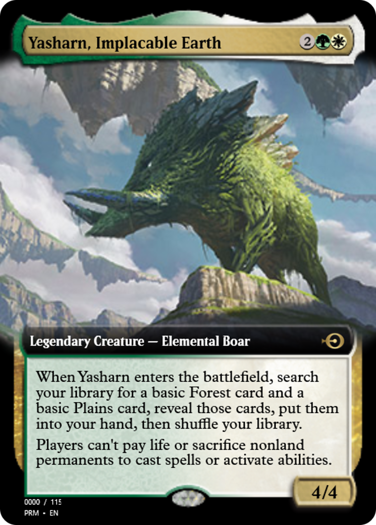Yasharn, Implacable Earth (PRM-83818) - Magic Online Promos