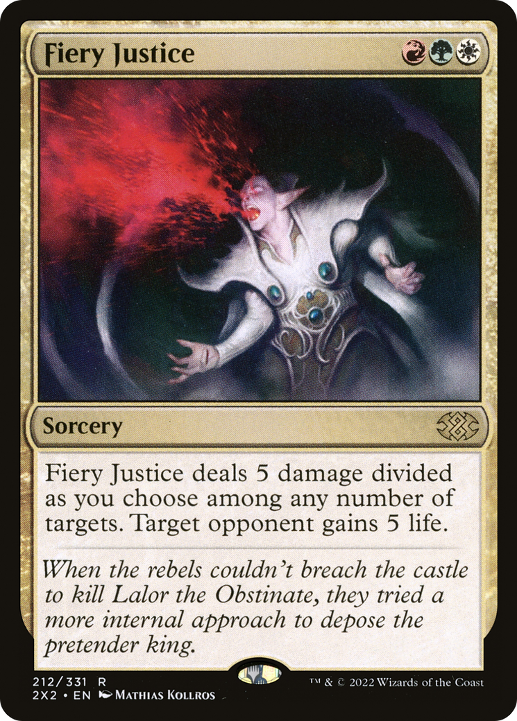 Fiery Justice⁣ - Double Masters 2022⁣ (Rare)⁣ [212]