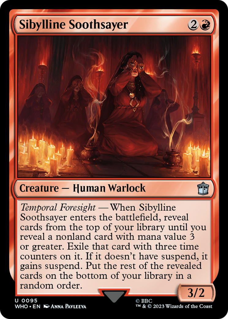 Sibylline Soothsayer⁣ - Universes Beyond: Doctor Who⁣ (Uncommon)⁣ [95]